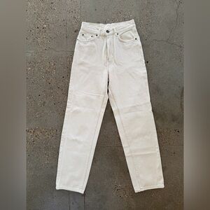 American Vintage White Women's Jeans - Size 25